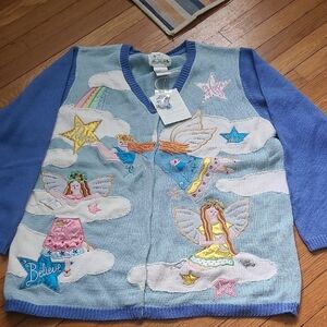 NWT The Quaker Factory Angel Cardigan Sweater